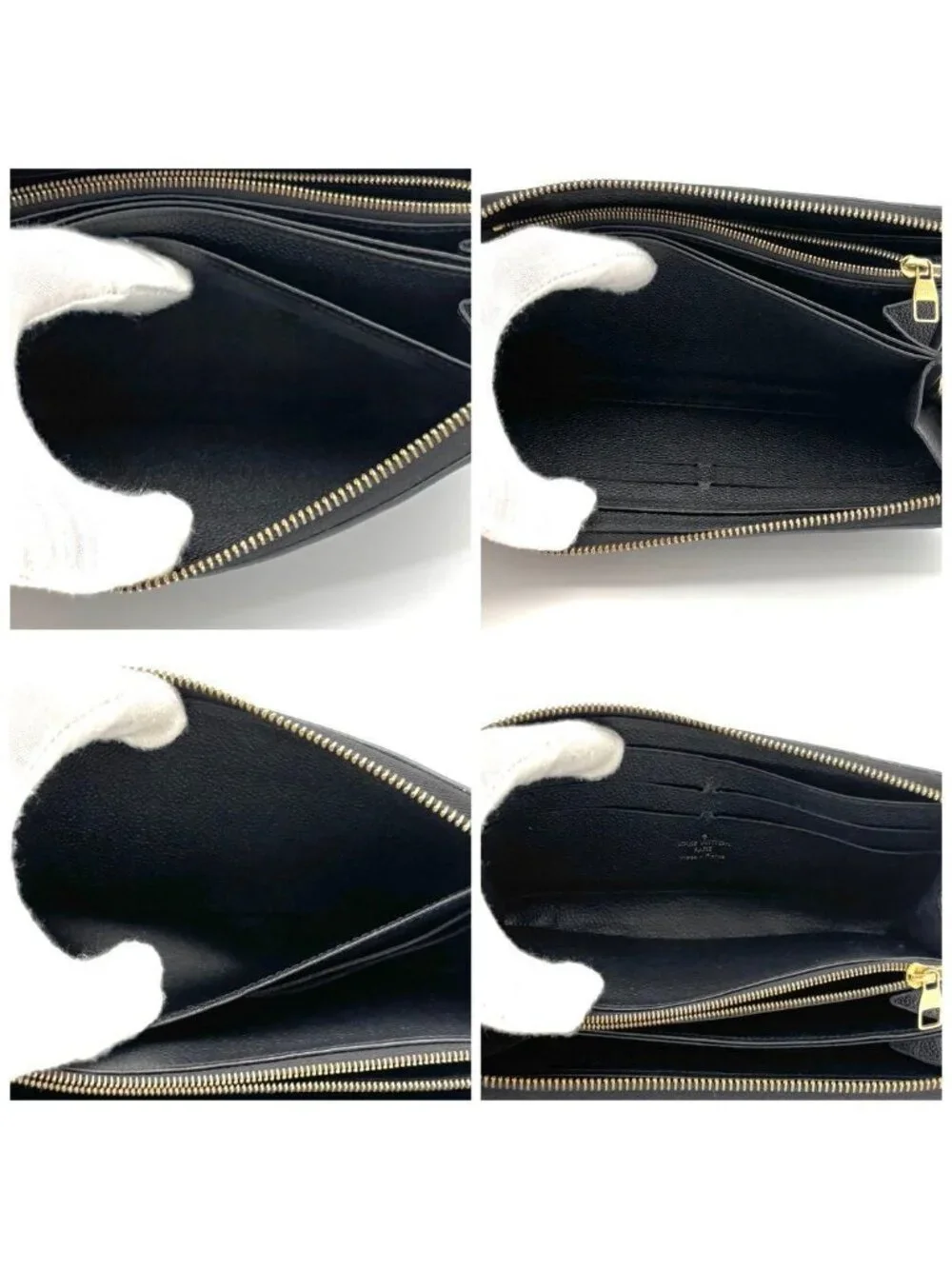 Louis Vuitton Wallet Zippy Monogram Black